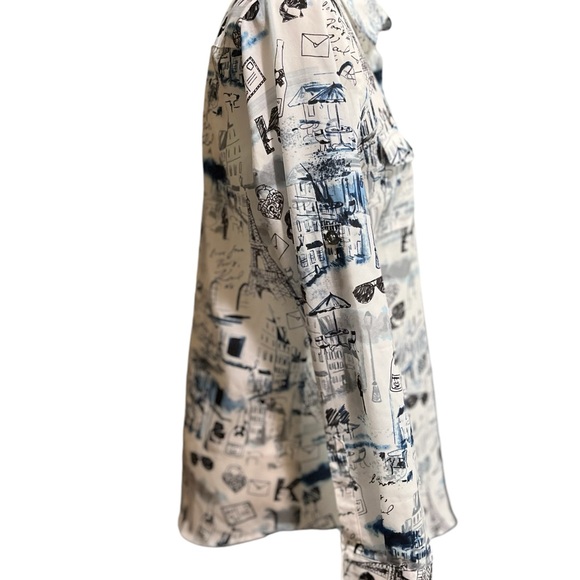 Karl Lagerfeld Paris corp core, business casual, coastal core long sleeve shirt - Picture 4 of 15